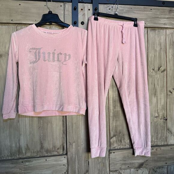 Juicy Couture Bling Velour Jogger Set - Picture 1 of 11